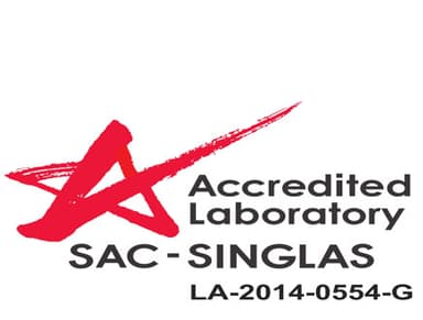 ISO/IEC 17025:2017 Accredited Laboratory mark