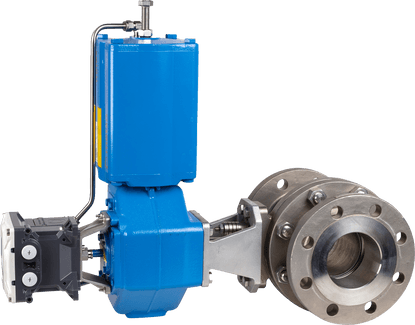 Neles trunnion-mounted ball valve with intelligent actuator