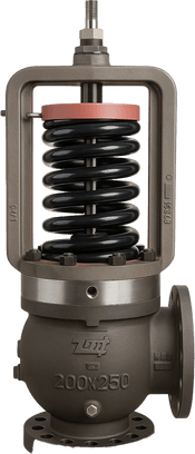 Spring-loaded pressure relief valve